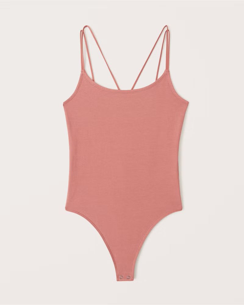 The A&F Collab: Courtney Shields | Online Exclusive
			


  
						Strappy-Back Cami Bodysuit | Abercrombie & Fitch (US)