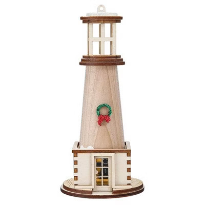 Old World Christmas Holiday Wooden Lighthouse Ornament | Target