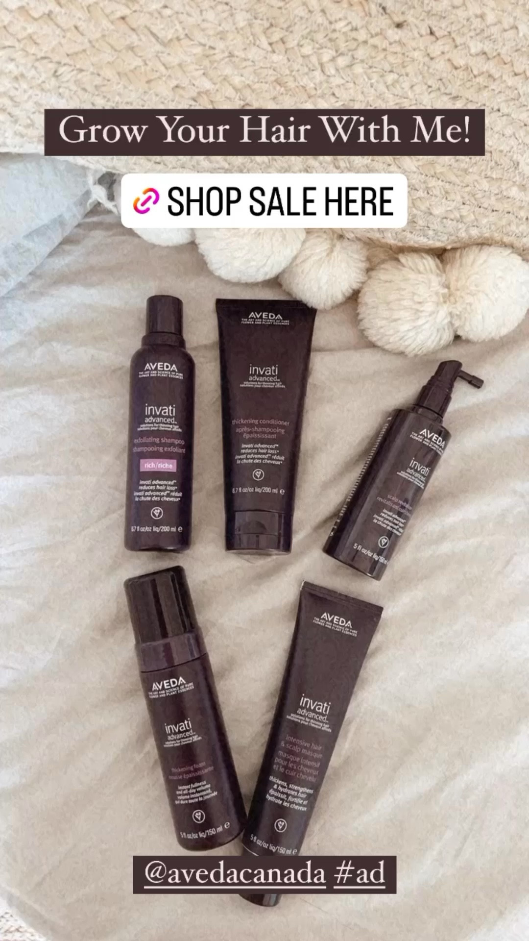 @avedacanada is having their best sale of the year and offering 25% off right now! Are we team short or long hair? I’m not going to lie I have loved my short hair but a part of me really misses my long hair so we are growing it out! The thinning and loss during and after pregnancy was a lot. #ad Click the link in my profile to shop some of the best care products. To help combat this excessive loss I’ve had I’m using the invati advanced™ collection, solutions for thinning hair which includes the exfoliating shampoo, thickening conditioner and the scalp revitalizer. Results show up to 53% less hair loss after using for 12 weeks. I’m loving how my hair feels already and can’t wait to see how it is after the 12 weeks.  invati advanced™ also has the intensive hair and scalp masque and invati advanced™ thickening foam to support your hair in the mean time. No matter what you’re looking for or what your hair currently needs the sale will have something for you! I can’t wait to get some of their other products from the sale! We all know these sales are when I stock up on the goods .
 

#LTKsalealert #LTKbeauty