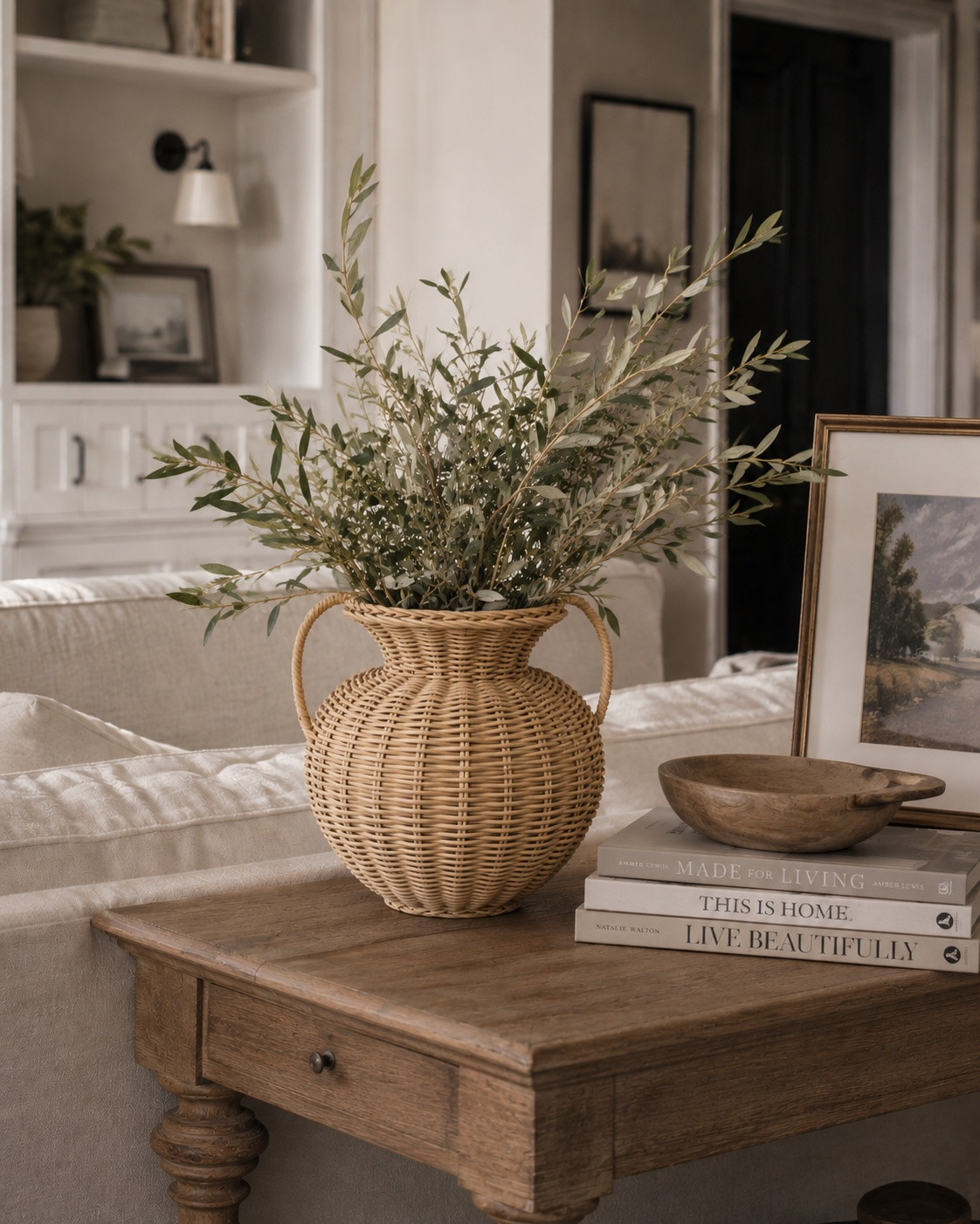 These rattan vases are in stock and super affordable. They look like the viral wicker vases that are four times the price! The one in the first picture is under $20! ￼

#LTKHome #LTKSeasonal