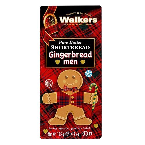 Walkers Shortbread Gingerbread Men, 8 Gingerbread Men Cookies, 4.4oz | Walmart (US)