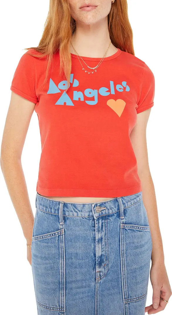 MOTHER The Itty Bitty Los Angeles Cotton Graphic Baby Tee | Nordstrom | Nordstrom