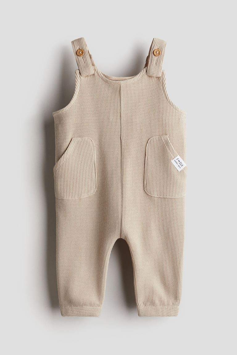 Waffled cotton dungarees | H&M (UK, MY, IN, SG, PH, TW, HK)