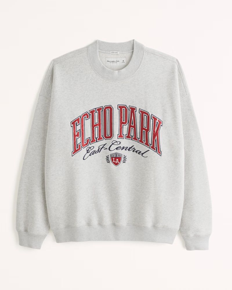 Gender Inclusive Varsity Graphic Crew Sweatshirt | Gender Inclusive Gender Inclusive | Abercrombi... | Abercrombie & Fitch (US)
