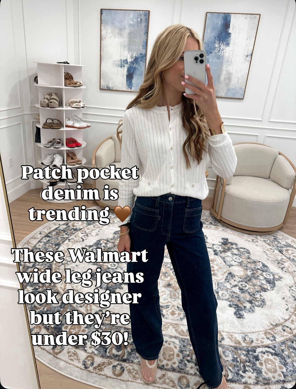 Patch pocket denim is trending and Walmart nailed it 🙌 These wide leg jeans have that designer look without the price tag — and they’re under $30!


🤎 Comfy, flattering, and perfect to style with sweaters, blouses, or basics this fall.

#LTKFindsUnder50 #LTKSeasonal #LTKStyleTip
