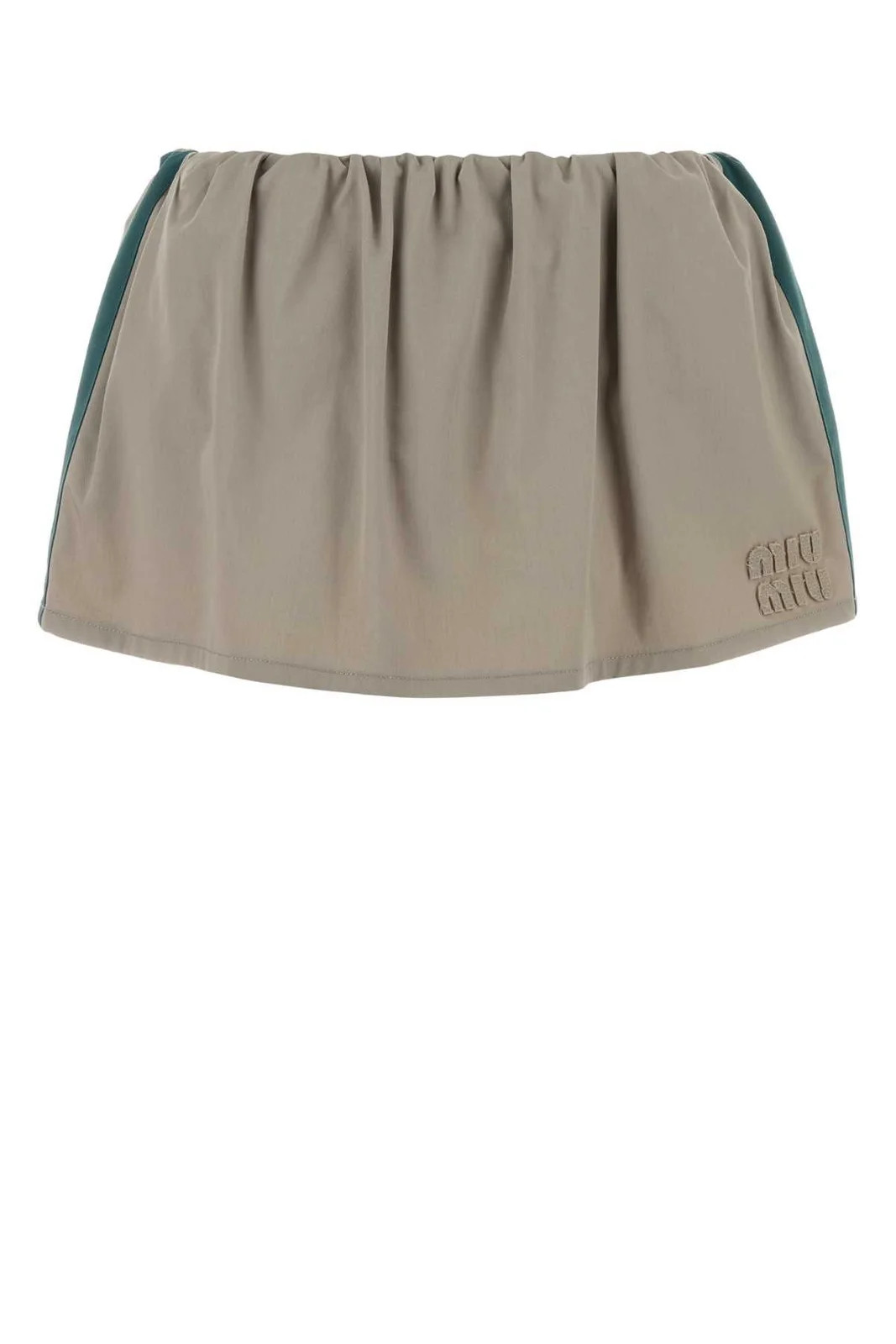 Miu Miu Elasticated Waistband Mini Skirt | Cettire Global