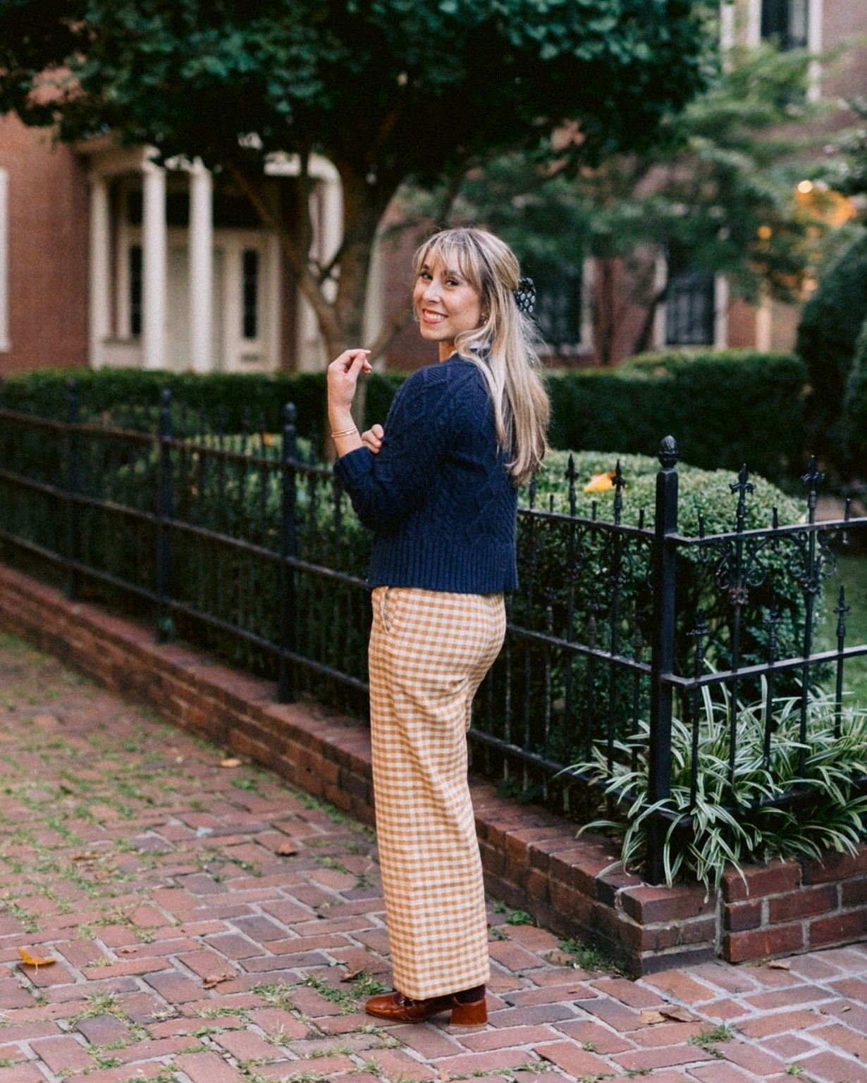 These goldenrod check trousers from Sezane are the perfect piece to inject some fall style while the temps are too high  
#classic #preppy #sezane #oldmoney

#LTKShoeCrush #LTKStyleTip #LTKSeasonal