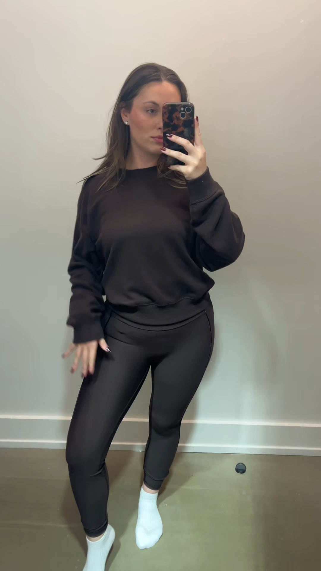 Abercrombie Brown Matching lounge set on sale now! Wearing a size S in both the top and bottoms 
Shop the Abercrombie sale now 11/24-12/1 for 25%-50% off sitewide for Black Friday - pick it up for yourself or as the perfect gift 

Abercrombie haul, Abercrombie active, matching set, Abercrombie sale, Black Friday sale, workout set, brown workout set 

#LTKCyberWeek #LTKootd #LTKSaleAlert