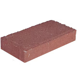 Pavestone Holland 7.87 in. x 3.94 in. x 1.77 in. River Red Concrete Paver 22051 - The Home Depot | The Home Depot