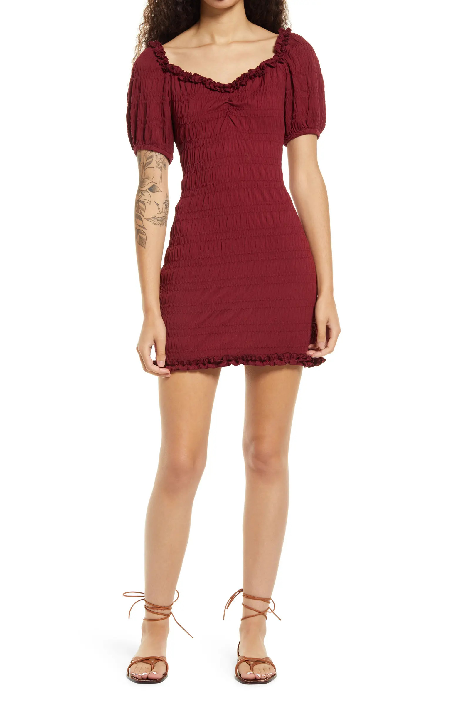 Speechless Pucker Sweetheart Knit Body-Con Dress | Nordstrom | Nordstrom