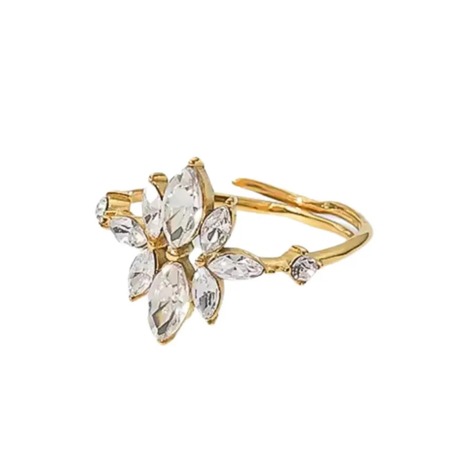 Azalea Crystal Ring - Ahava J | Ahava Jewels