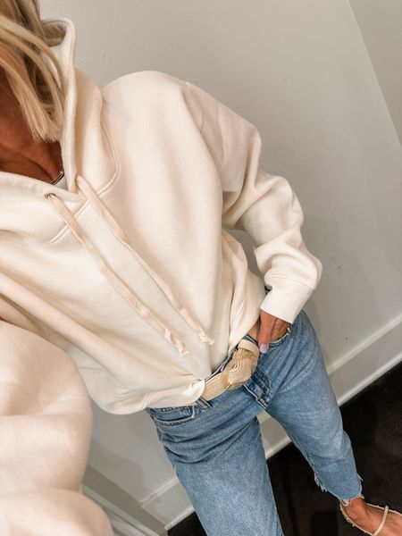 My FAVORITE hoodie. It is cropped so I size up to Medium.
Cream perfection
Summer nights 
Jcrew
Mesh ballet flats
Sale
Jcrew Factory
Cropped jeans

#LTKSaleAlert #LTKFindsUnder50 #LTKStyleTip