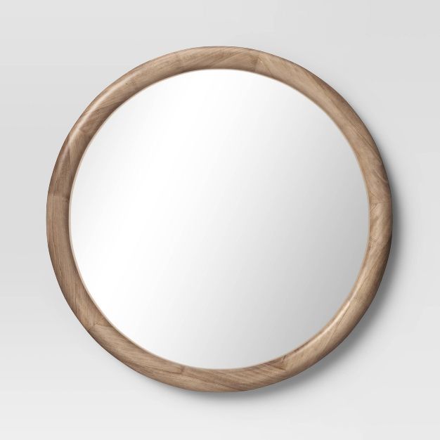 30" Round Dome Wall Mirror Natural - Threshold™ | Target