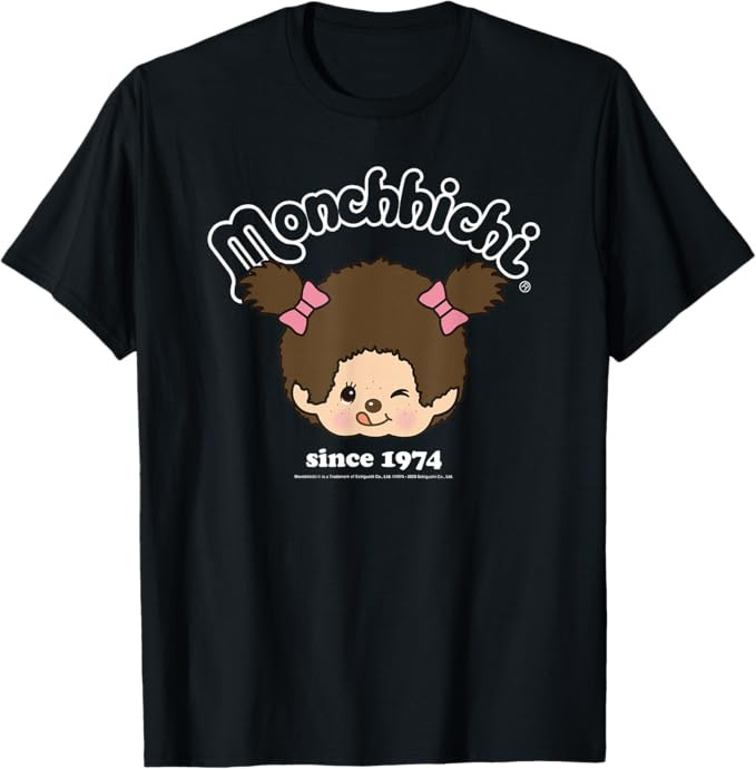 Monchhichi Since 1974 Happy Little Fluffy Girl T-Shirt | Amazon (US)