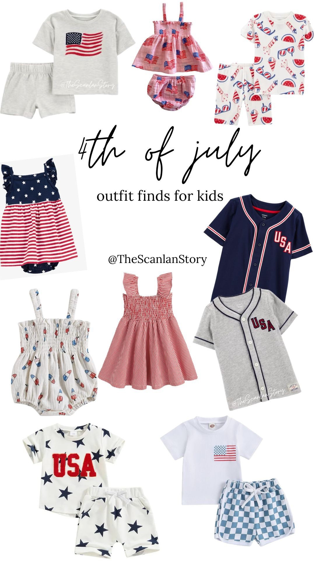 4th of July outfit (and pajama) finds for kids! How adorable are these red, white, and blue patriotic looks!? 

#LTKSeasonal #LTKKids #LTKFamily