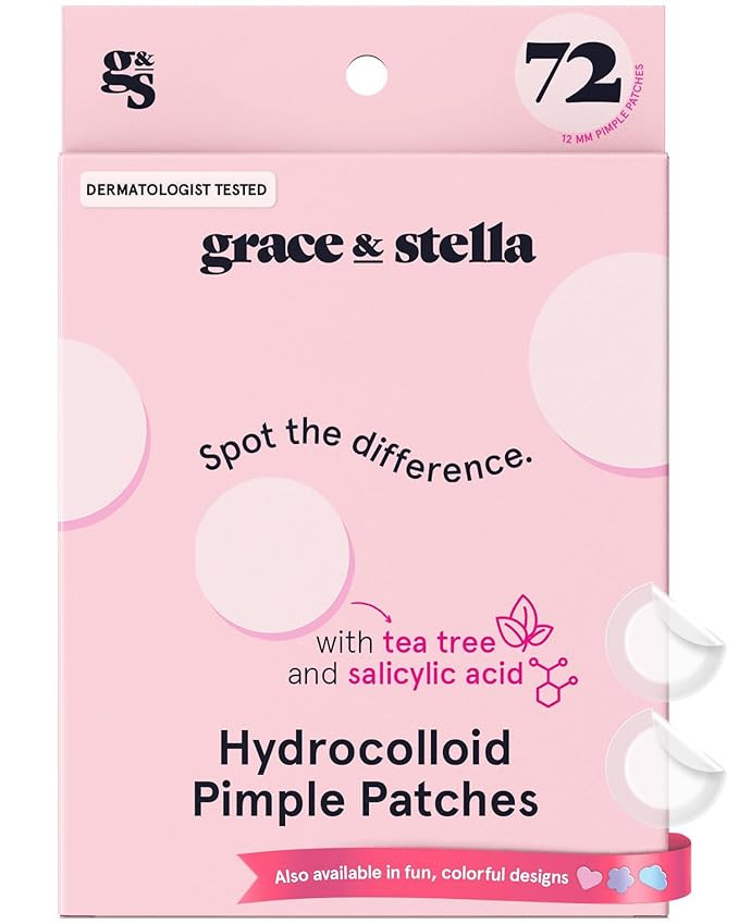 grace & stella Award Winning Pimple Patches for Face - FSA HSA Hydrocolloid Acne Patches for Shri... | Amazon (US)