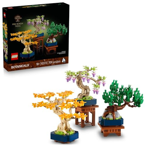 LEGO Botanicals Mini Bonsai Trees Building Set - Artificial Bonsai Tree Building Blocks for Adults, Ages 18+ - DIY Home and Office Decor for Men and Women - Gift for Christmas - 10373 | Amazon (US)