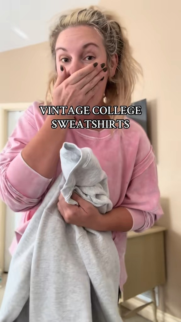 Game-day, but make it vintage
+ These college football sweatshirts bring all the retro charm and cozy vibes you want for tailgates, watch parties, or just repping your team in style. Perfectly oversized, perfectly lived-in-like they've been your lucky sweatshirt for years.

#LTKGiftGuide #LTKdayinmylife #LTKHoliday