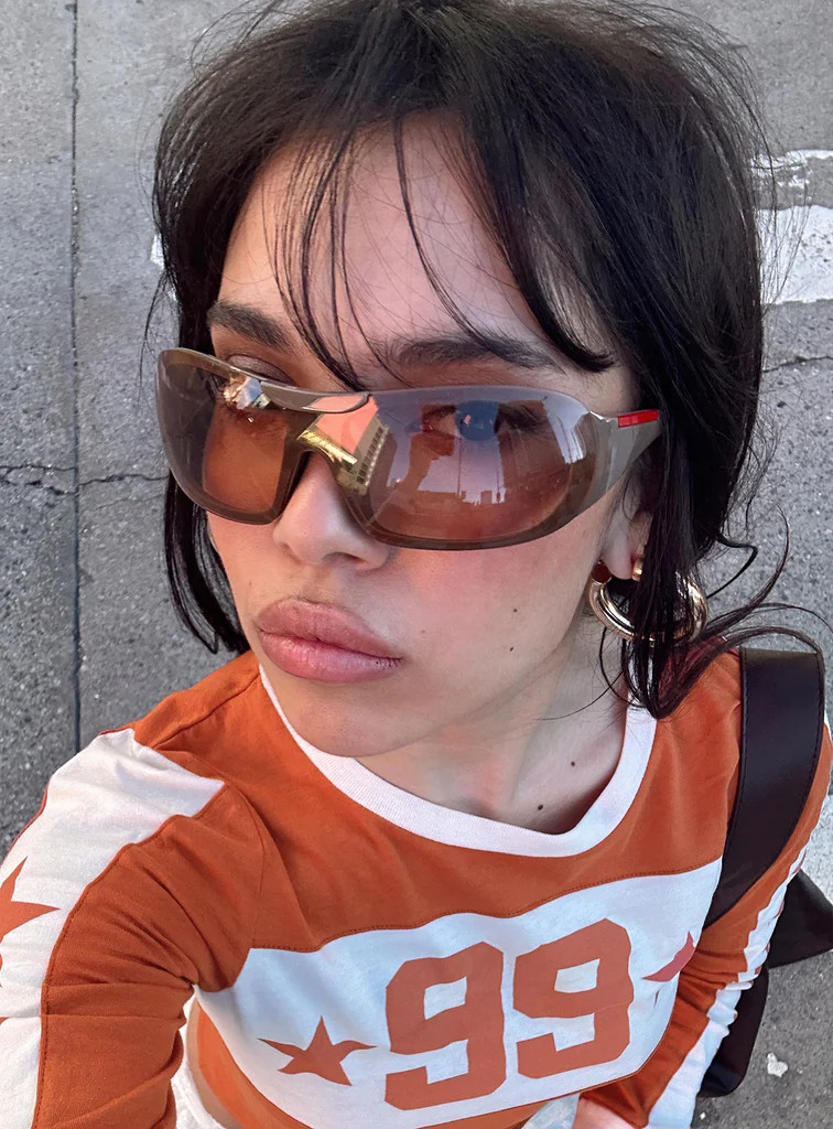 Lexie Sunglasses Brown | Princess Polly US