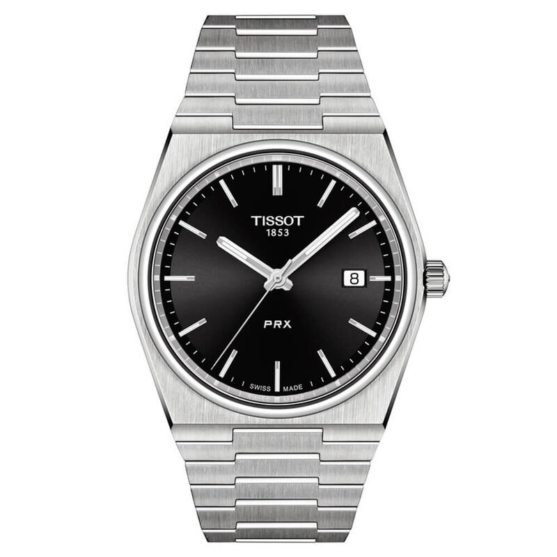 TISSOT PRX Black Dial Watch, 40mm,Stainless Steel, Mens |T137.410.11.051.00|Tissot | Ben Bridge Jeweler