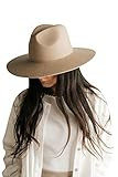 Gigi Pip Emma - Stiff Brim Fedora Tan | Amazon (US)
