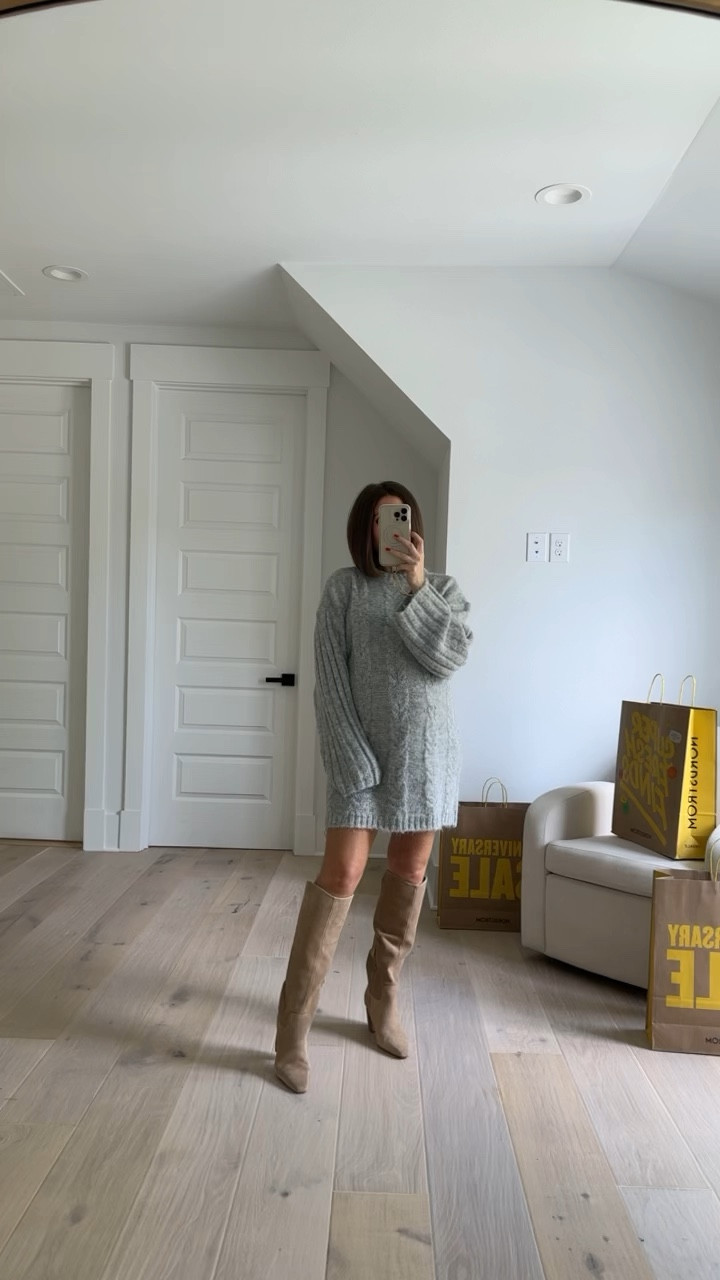 nordstrom anniversary sale
topshop sweater dress (wearing a small since I’m 25 weeks pregnant but would have worn xs normally)
vince camuto knee high boots (tts)

#LTKxNSale #LTKStyleTip #LTKBump