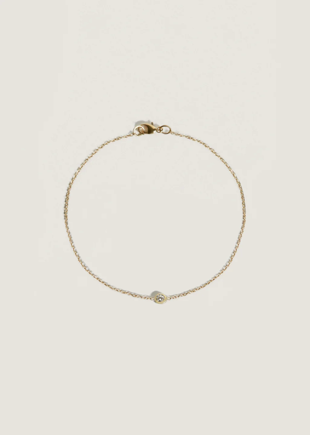 Solitaire Round Diamond Bracelet - Kinn | Kinn