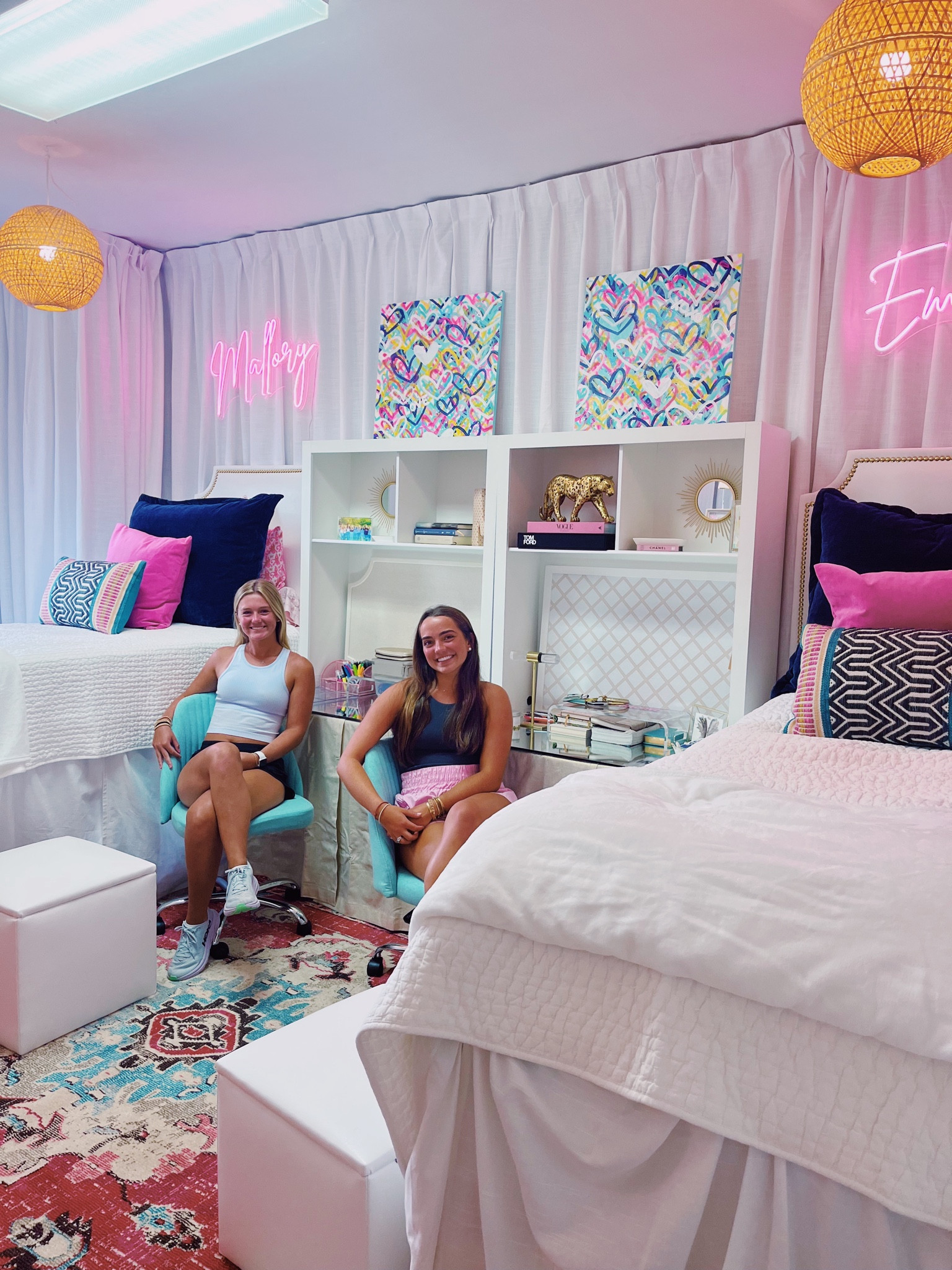 DORM CURTAIN!! i would suggest buying 2-3 of the curtains and getting them hemmed to measurements of ur dorm! 