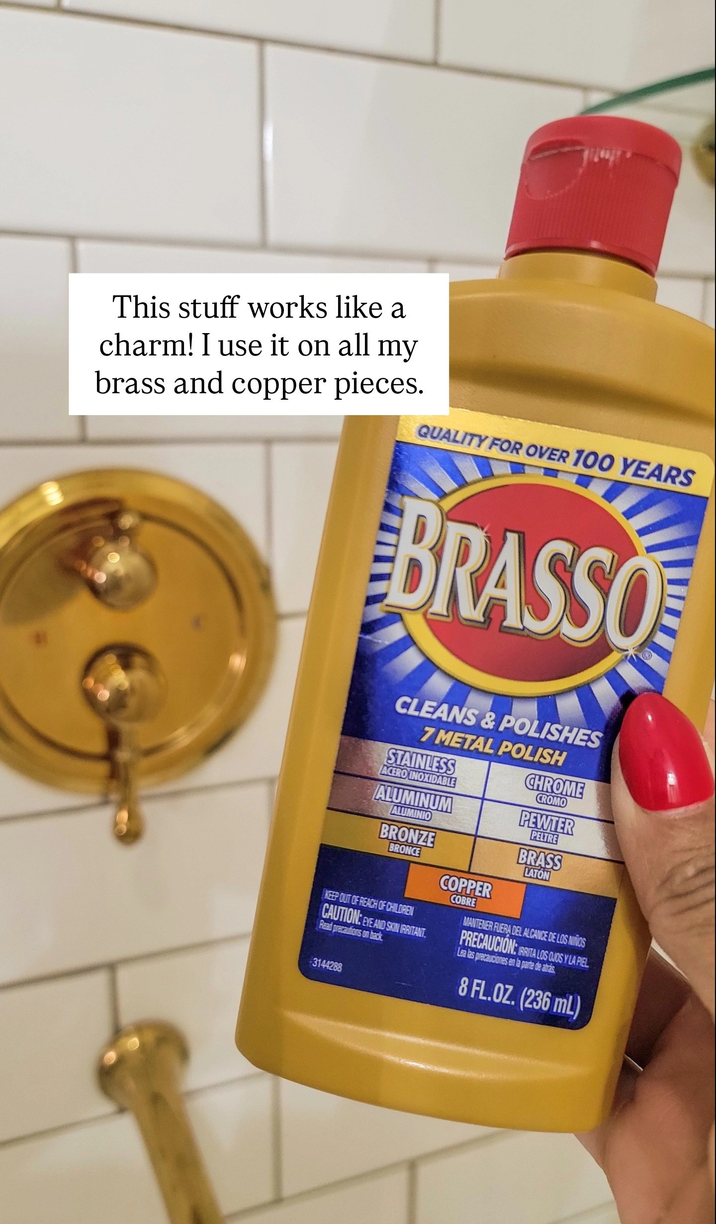 Miracle worker for brass and copper!

