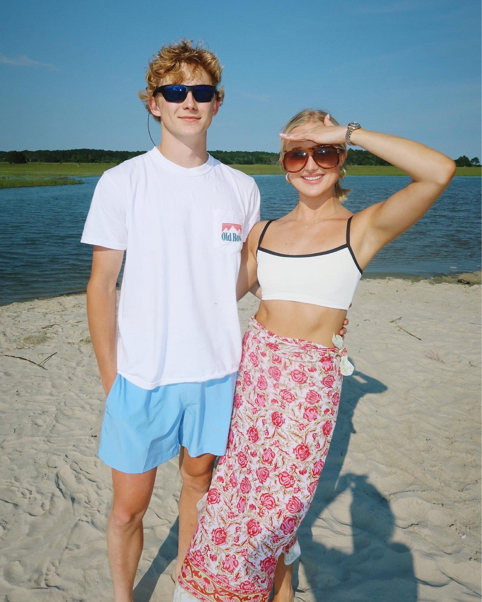 RECENT BEACH FIT 🌊 

Literally obsessed with sarong outfits lately. They make everything cuter! Super comfy to throw on over a swimmie this time of year. 

I ordered my bikini from Revolve (only let me link the bottoms, so I linked the same top in a different color from Nordstrom). My sarong is from Amazon, linked the same brand and similar prints down below from Walmart! 

#summeroutfits #revolvesummer #lspacebikini #beachoutfits #beachsarongs #sarongcoverups #pareooutfits #summeroutfits2023 #pooloutfitideas #vacationoutfits 

#LTKswim #LTKtravel #LTKFind