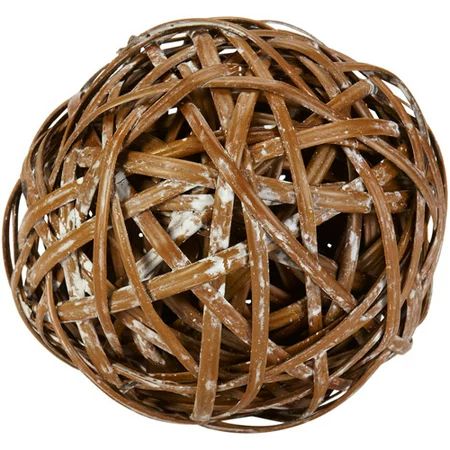 Nearly Natural 6pk Decorative Balls, Brown | Walmart (US)