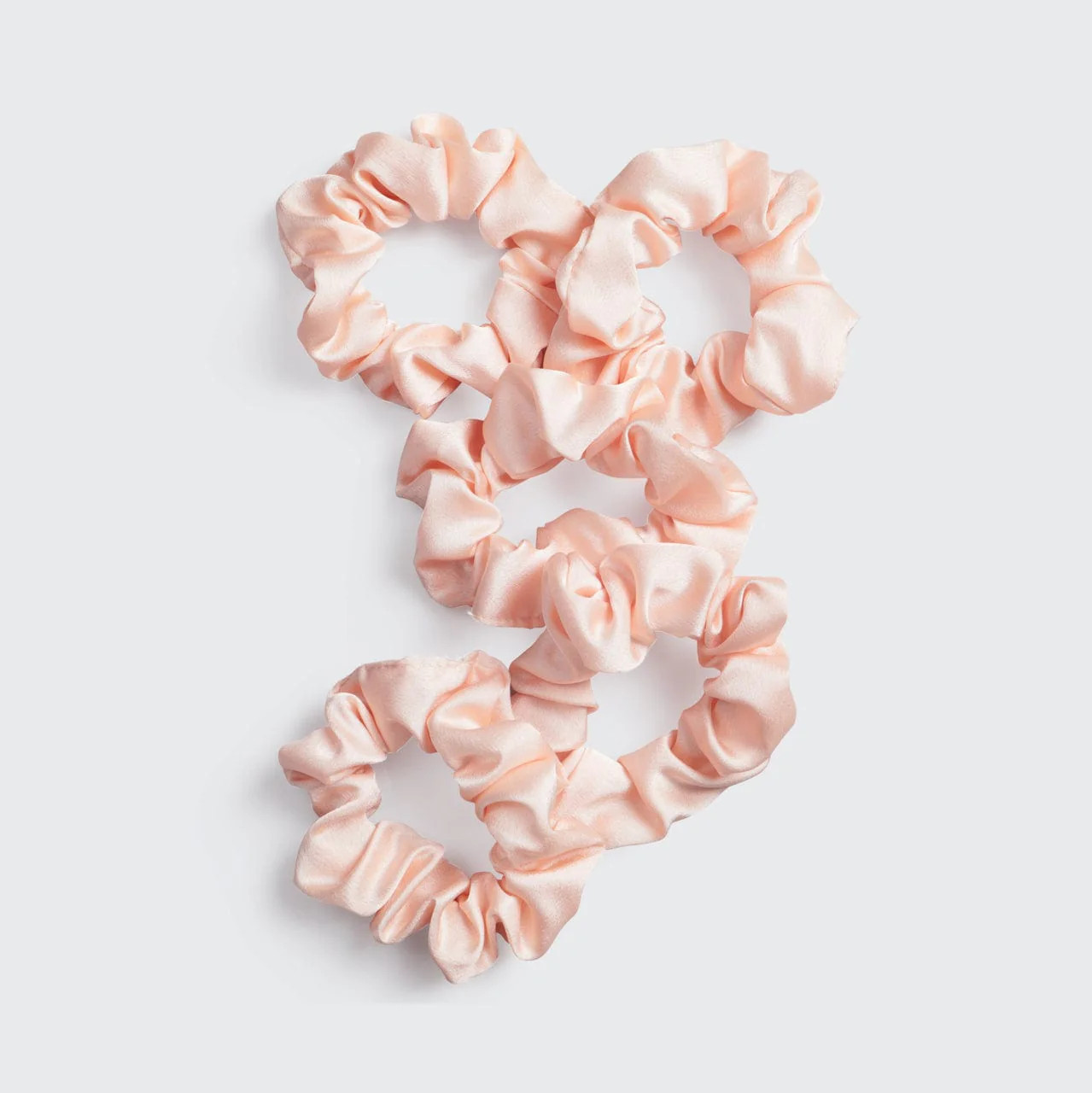 Satin Sleep Scrunchie 5 Pack - Blush | Kitsch