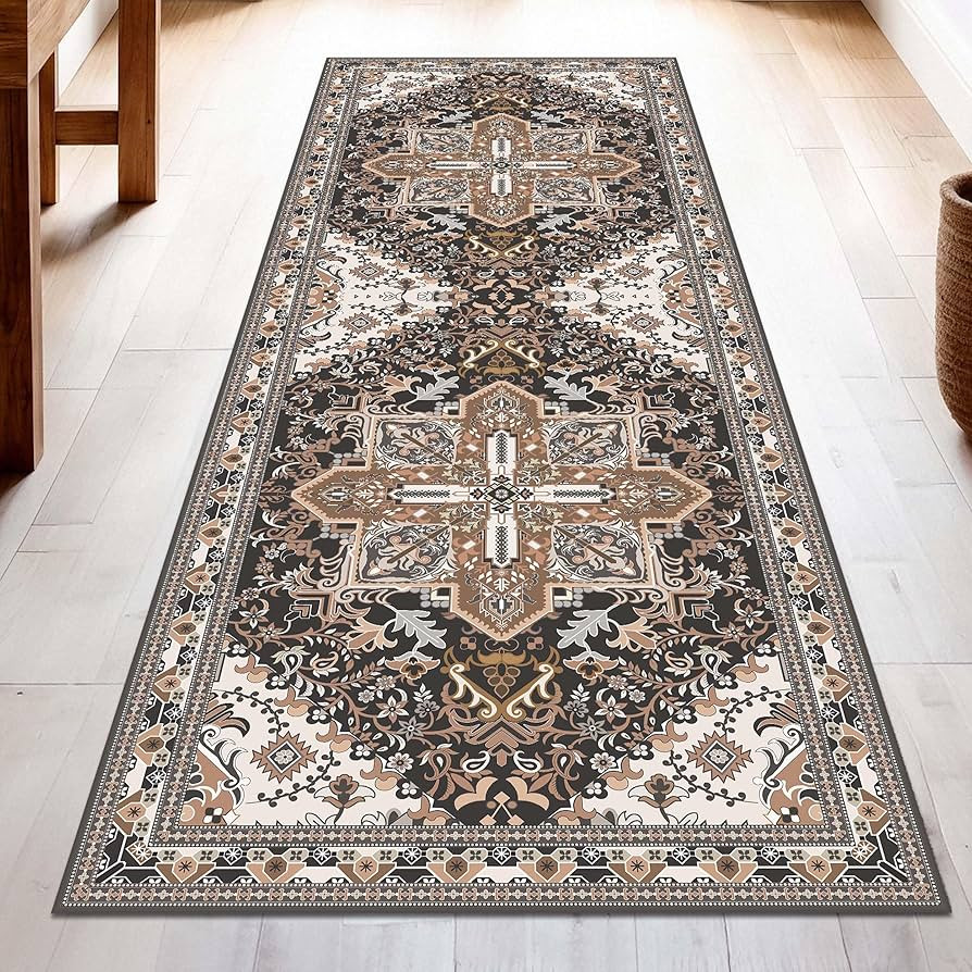 Washable Runner Rug 2x6 | Non Slip Rug Runners for Hallways, Entryways, Kitchens, Bathrooms, Bedr... | Amazon (US)