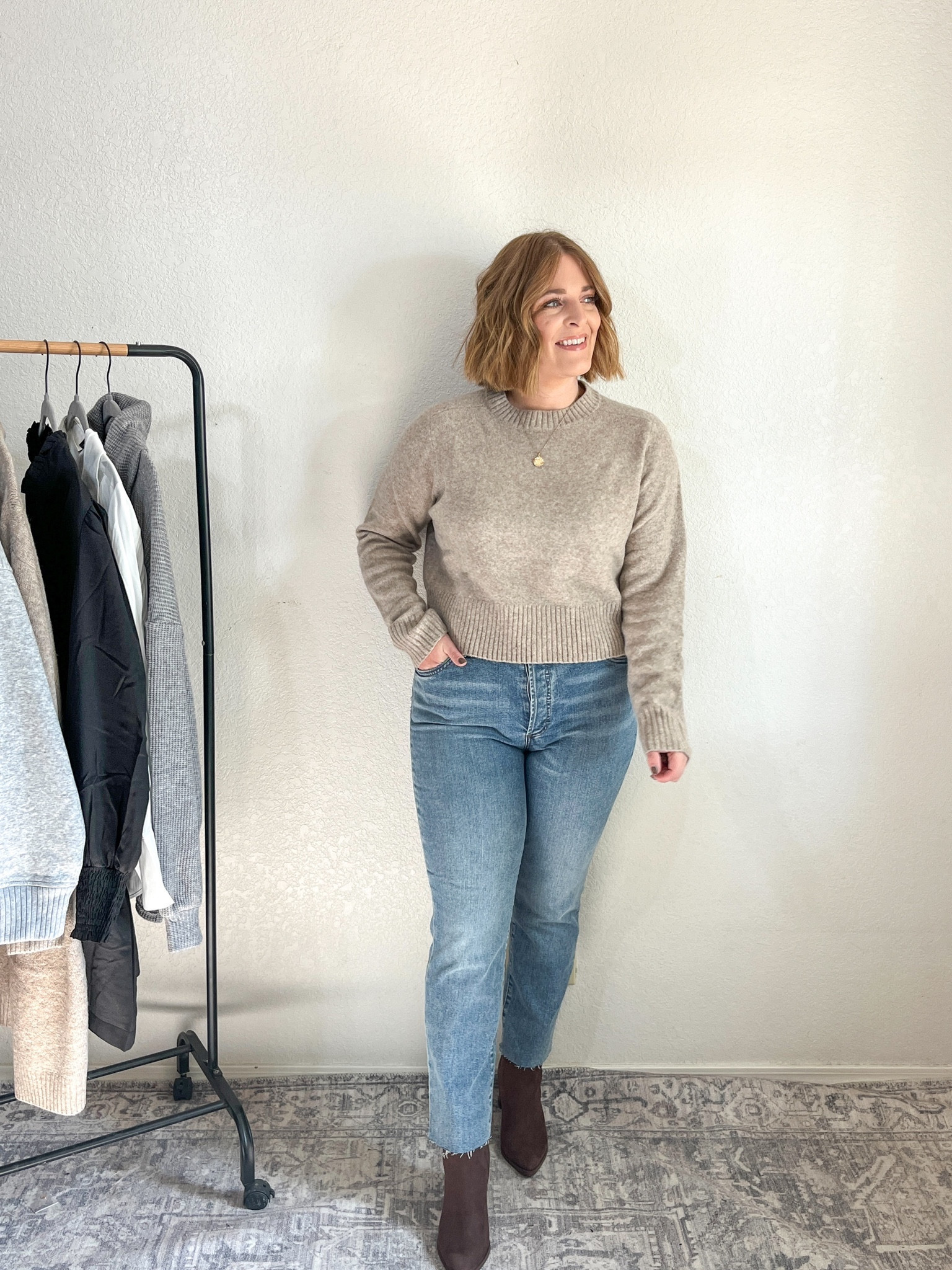 Thanksgiving Outfit Inspo// cozy sweater + jeans

Sweater L (tts)
Jeans not online (Nordstrom Rack)
Boots size up 1/2 size 

#LTKfindsunder50 #LTKshoecrush #LTKsalealert