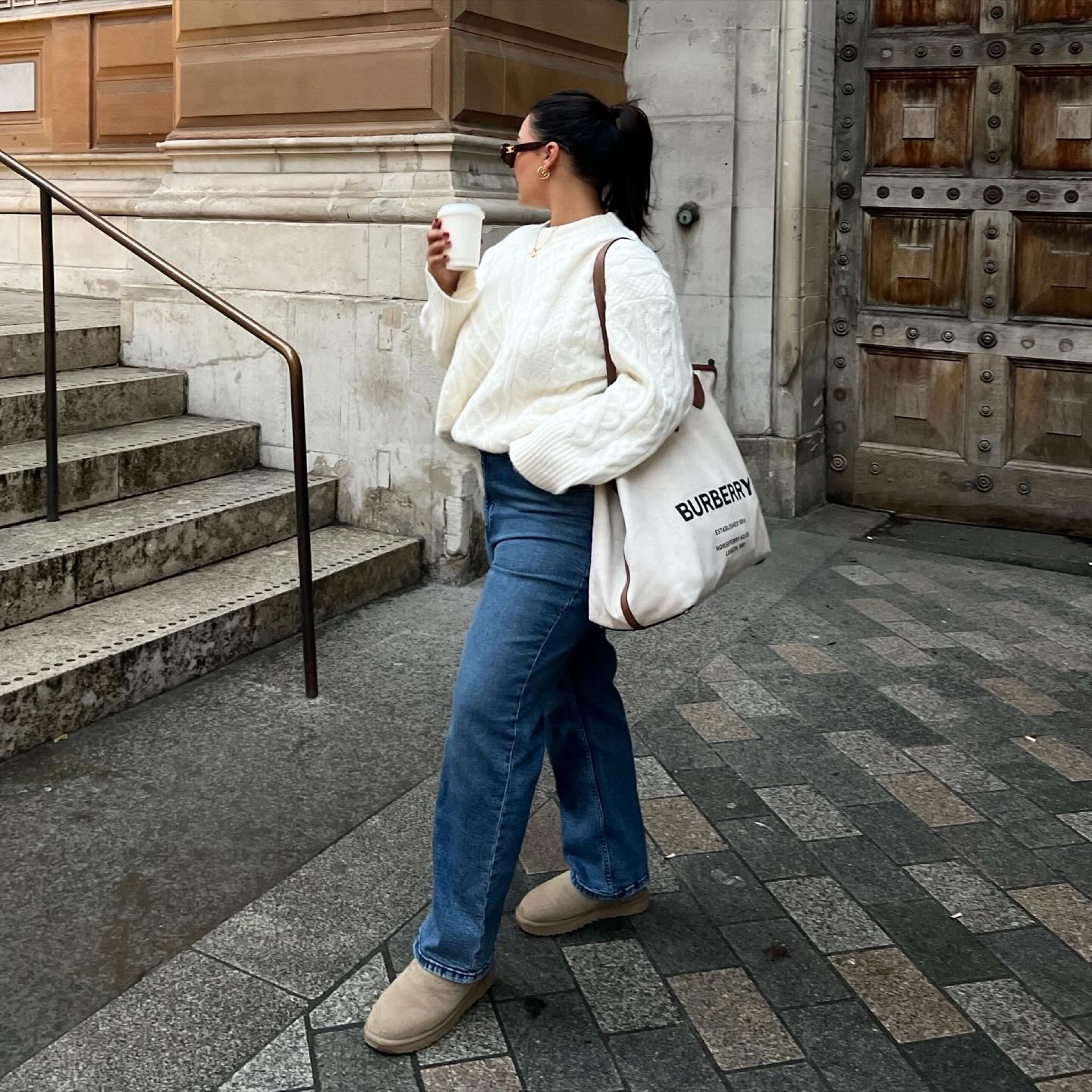 Cable knit jumper vibes 🤍

#LTKCyberSaleUK #LTKmidsize #LTKstyletip