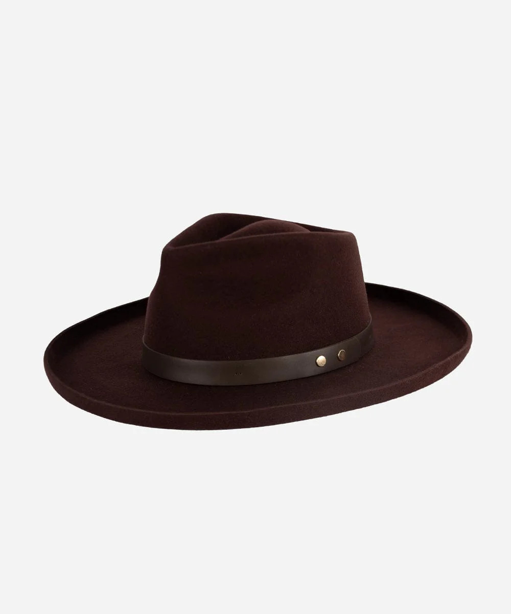 Luca Pencil Brim Teardrop Fedora | Gigi Pip