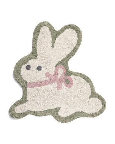 26in Bunny Shaped Bath Mat | TJ Maxx