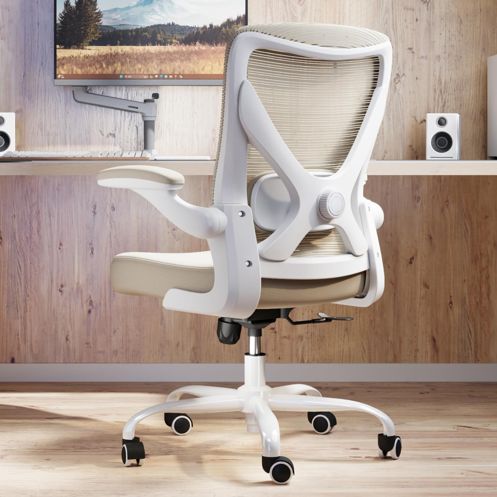 Ergonomic Office Chair - X-Shaped Computer Desk Chair Comfy, Gaming Chair, Office Chair with Lumb... | Amazon (US)