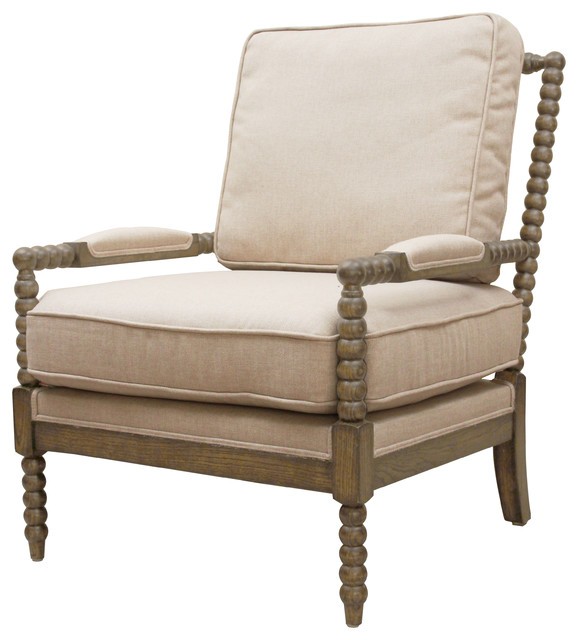 https://www.houzz.com/product/51849525-twisted-arm-occasional-chair-ivory-linen-contemporary-armchai | Houzz 