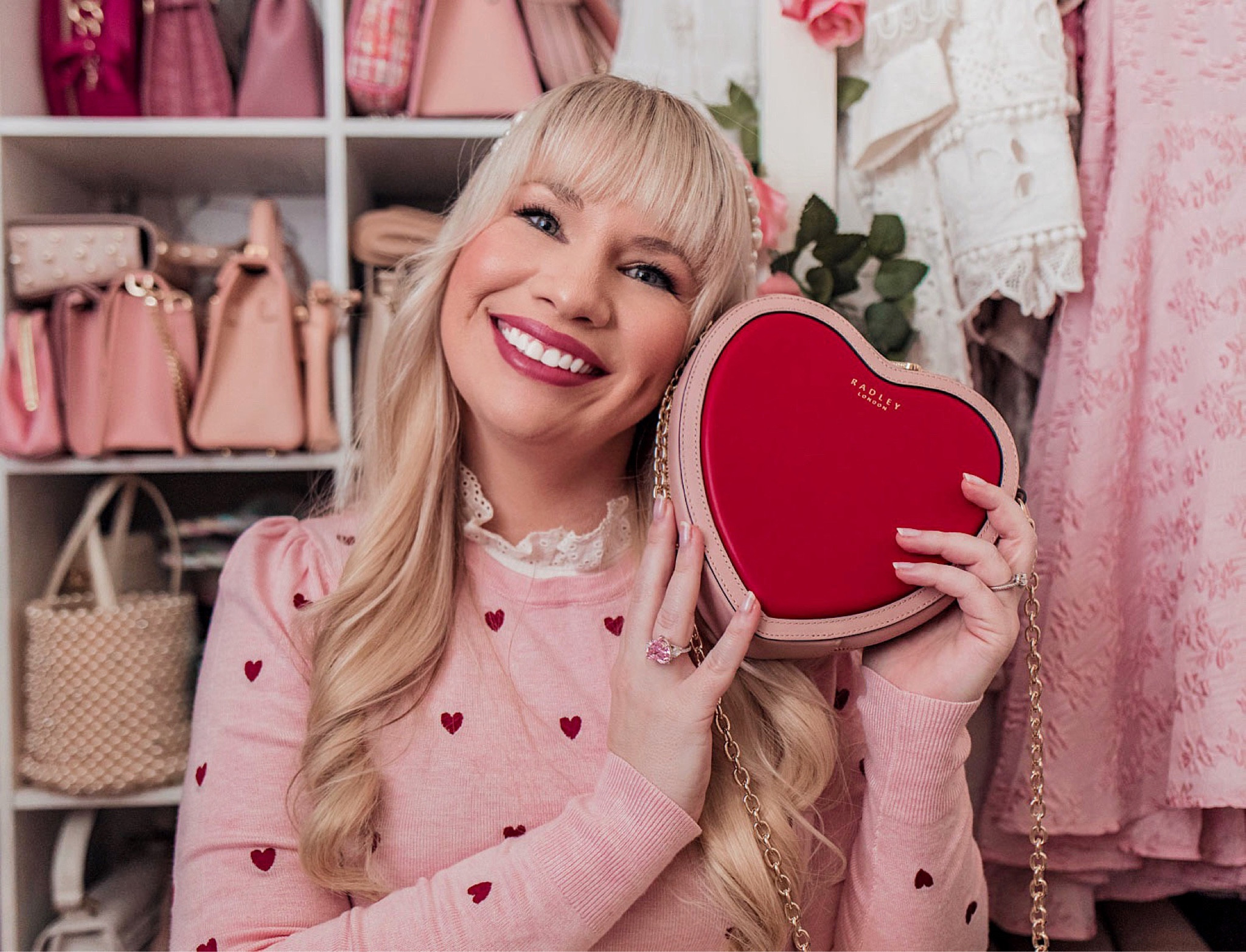Valentines Day heart sweater and heart bags 

#LTKSeasonal #LTKitbag #LTKstyletip