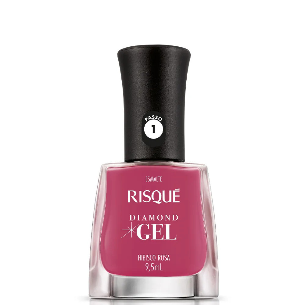 Esmalte Risqué Diamond Gel Hibisco Rosa Cremoso 9, 5ml 24619-0 | CompraCerta (BR)