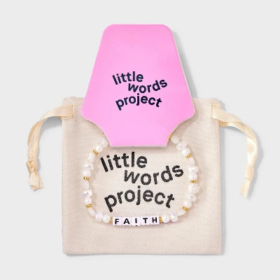 Little Words Project "Faith" Beaded Bracelet - Angel Aura | Target