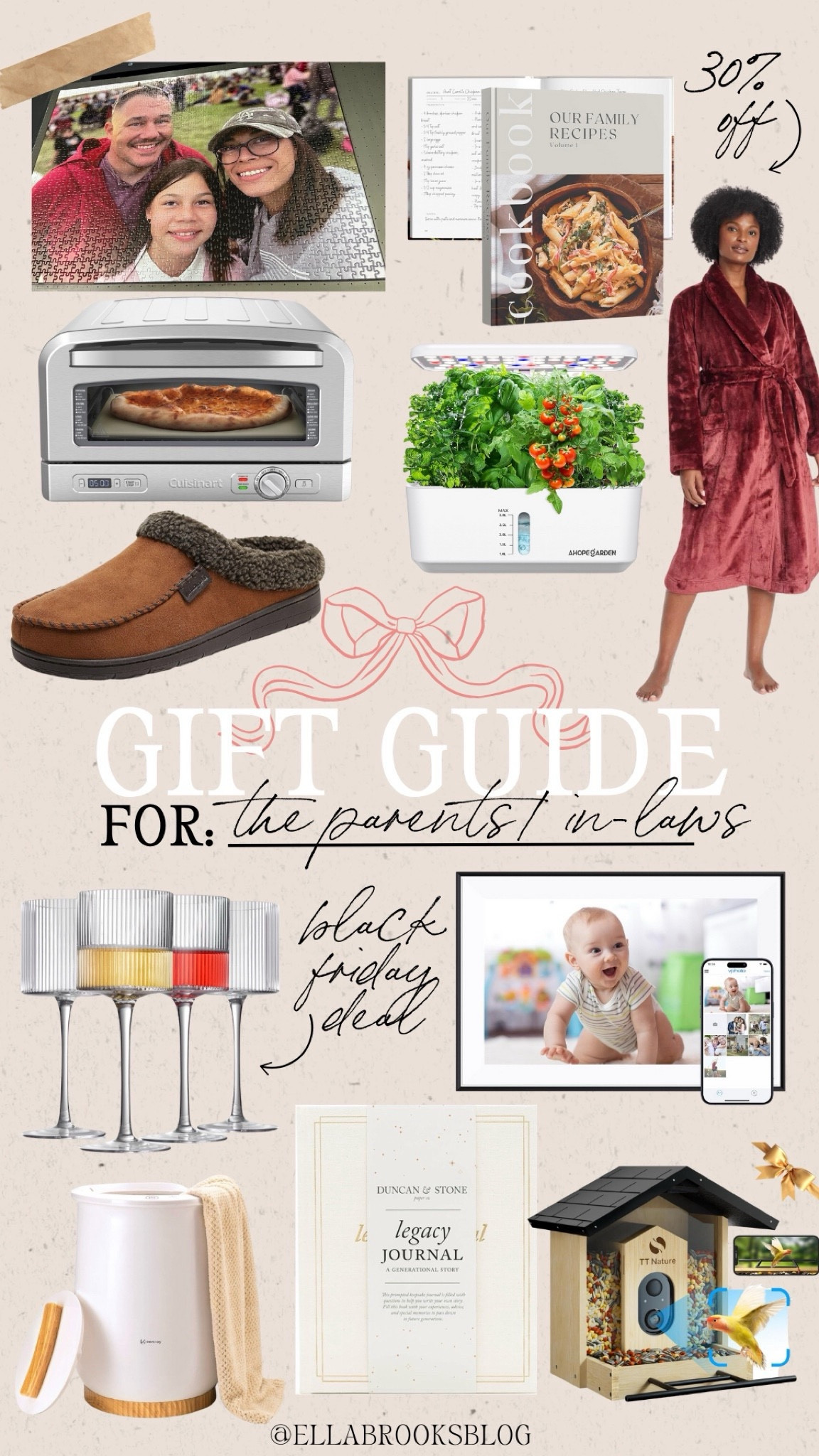 Gift guide: for the parents/in-laws


Gifts for the parents, gift guide, Christmas gift guide, home gifts, pizza oven, holiday robe, personalized gifts

#LTKHome #LTKHoliday #LTKGiftGuide