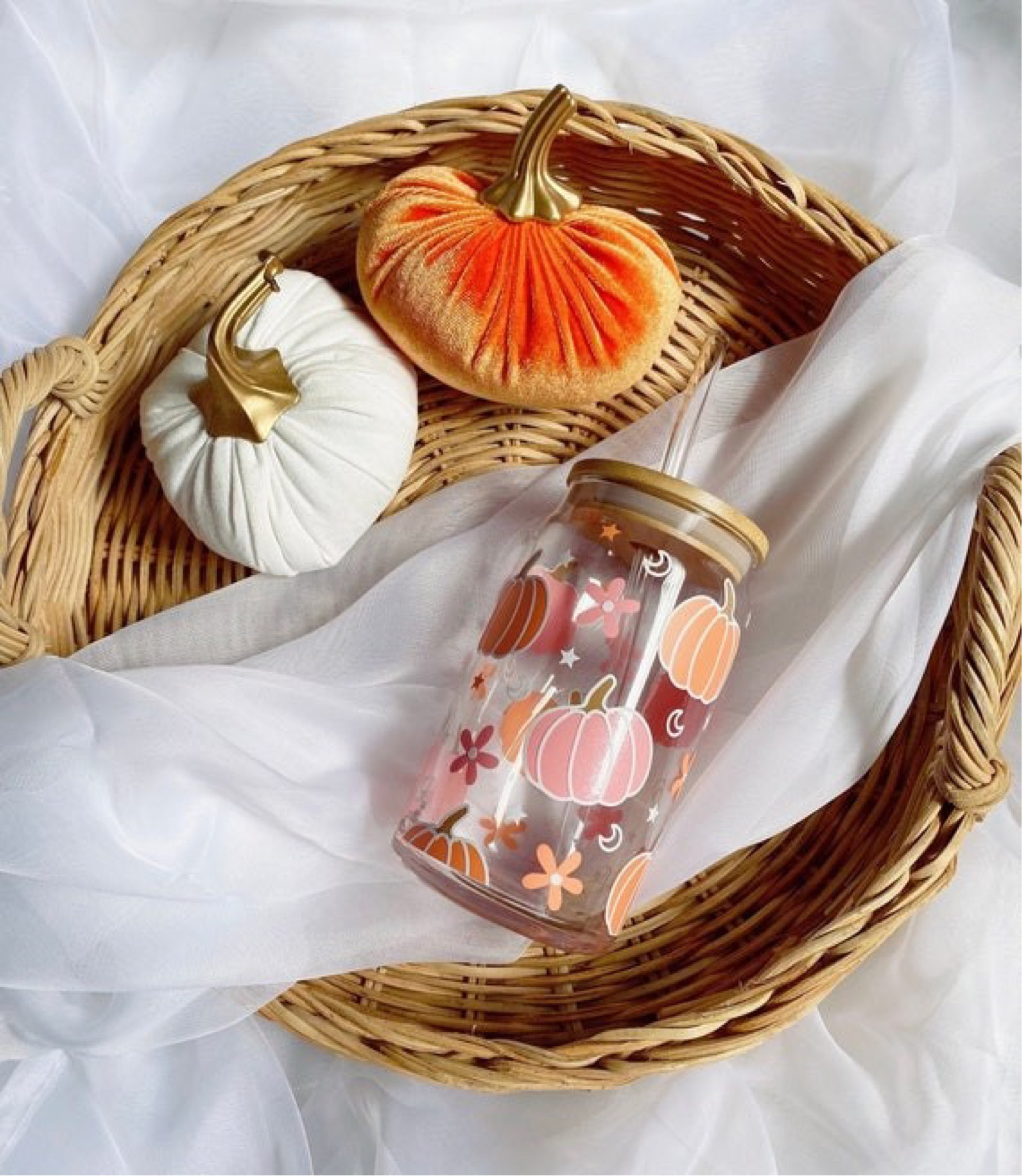 Fall pumpkin glass cup 

#LTKHalloween #LTKhome #LTKSeasonal