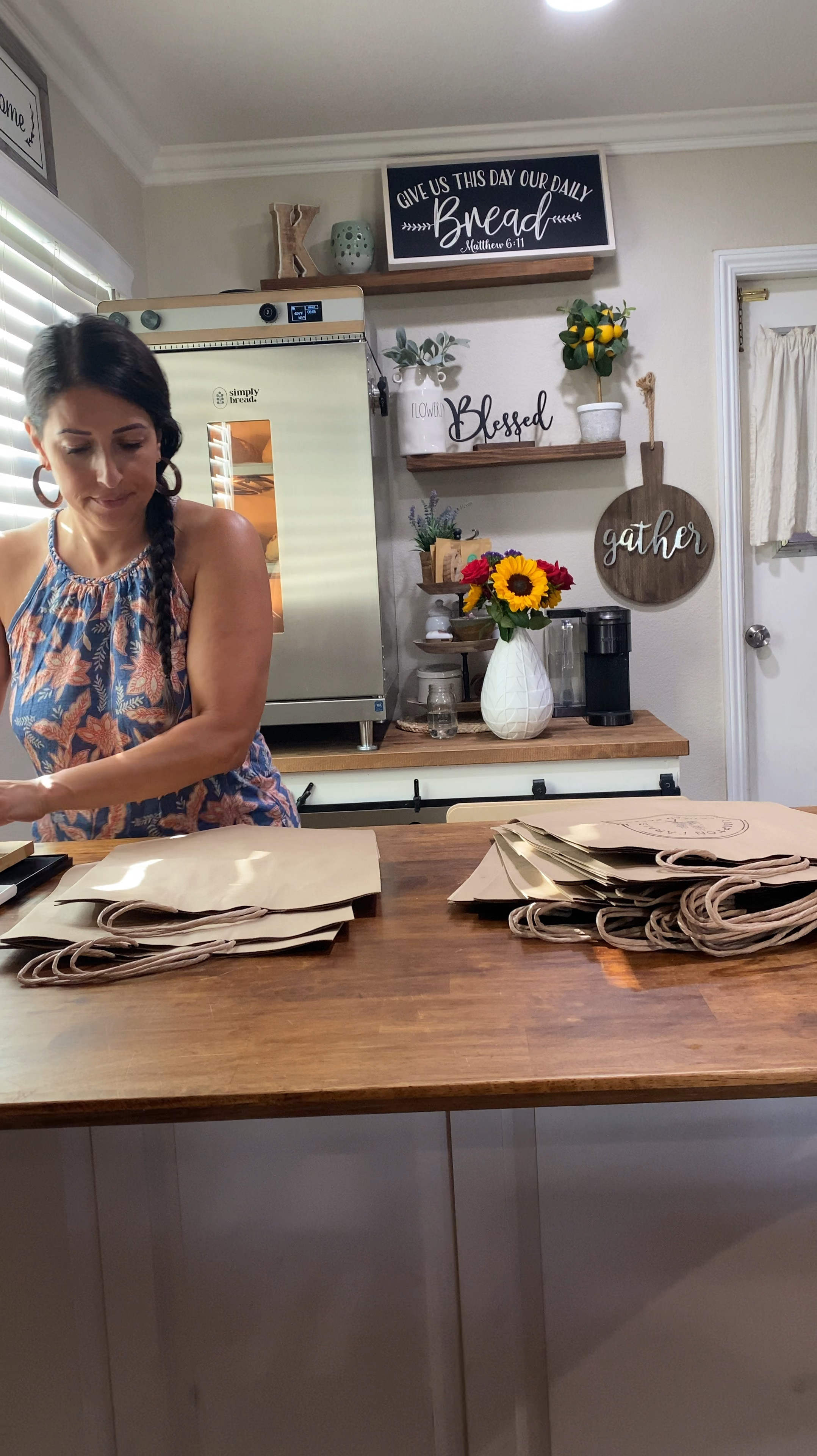 Personalizing my packages.  Love in every detail 🤎