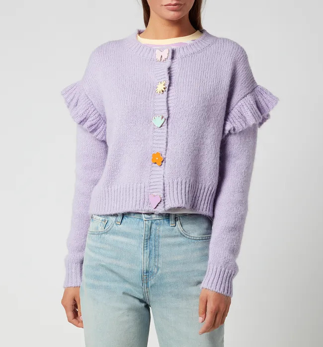 Olivia Rubin Women's Rosalie Cardigan - Lilac | Coggles (Global)