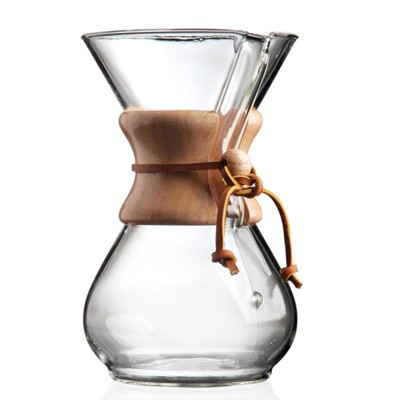 CHEMEX – Pour-Over Glass Coffeemaker – Classic Series – 6-Cup Capacity – Non-Porous Borosilicate Glass Brewer – Exclusive Packaging | Target