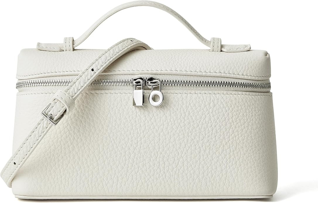 DORIS&JACKY Small Leather Crossbody Bag for Women Designer Mini Top Handle Clutch Phone Bag with ... | Amazon (US)