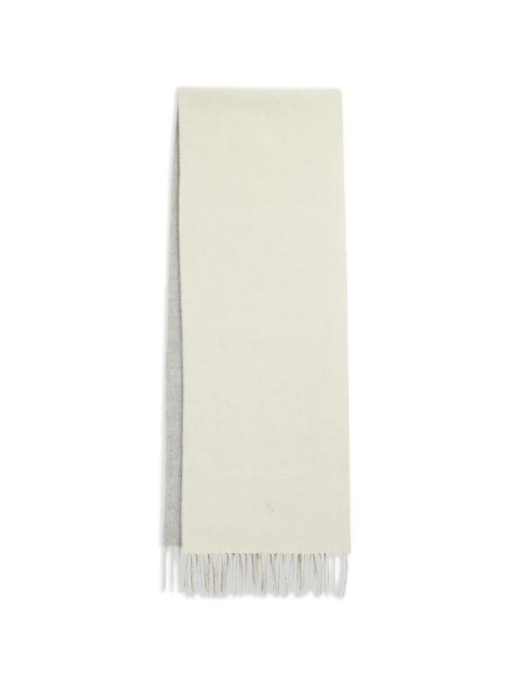 Polo Ralph Lauren fringe embroidered scarf - Grey | Farfetch Global