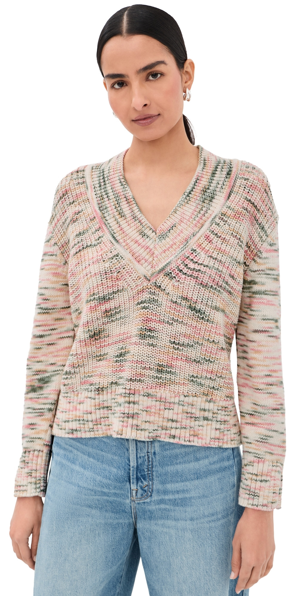 Veronica Beard Anola Pullover Petal Multi S | Shopbop